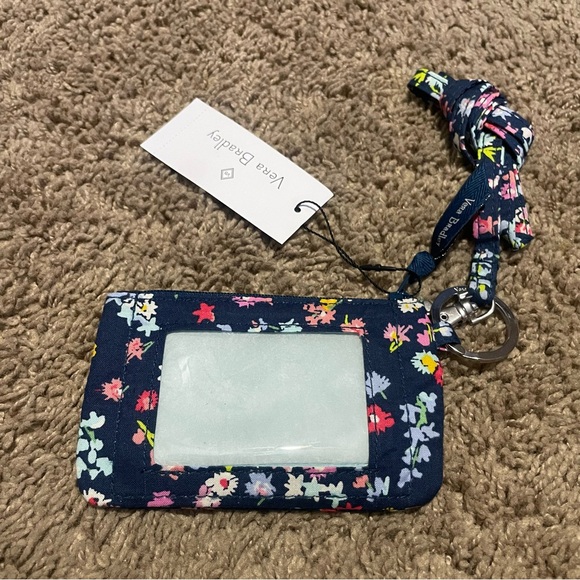 Vera Bradley zip ID and lanyard - Picture 2 of 2